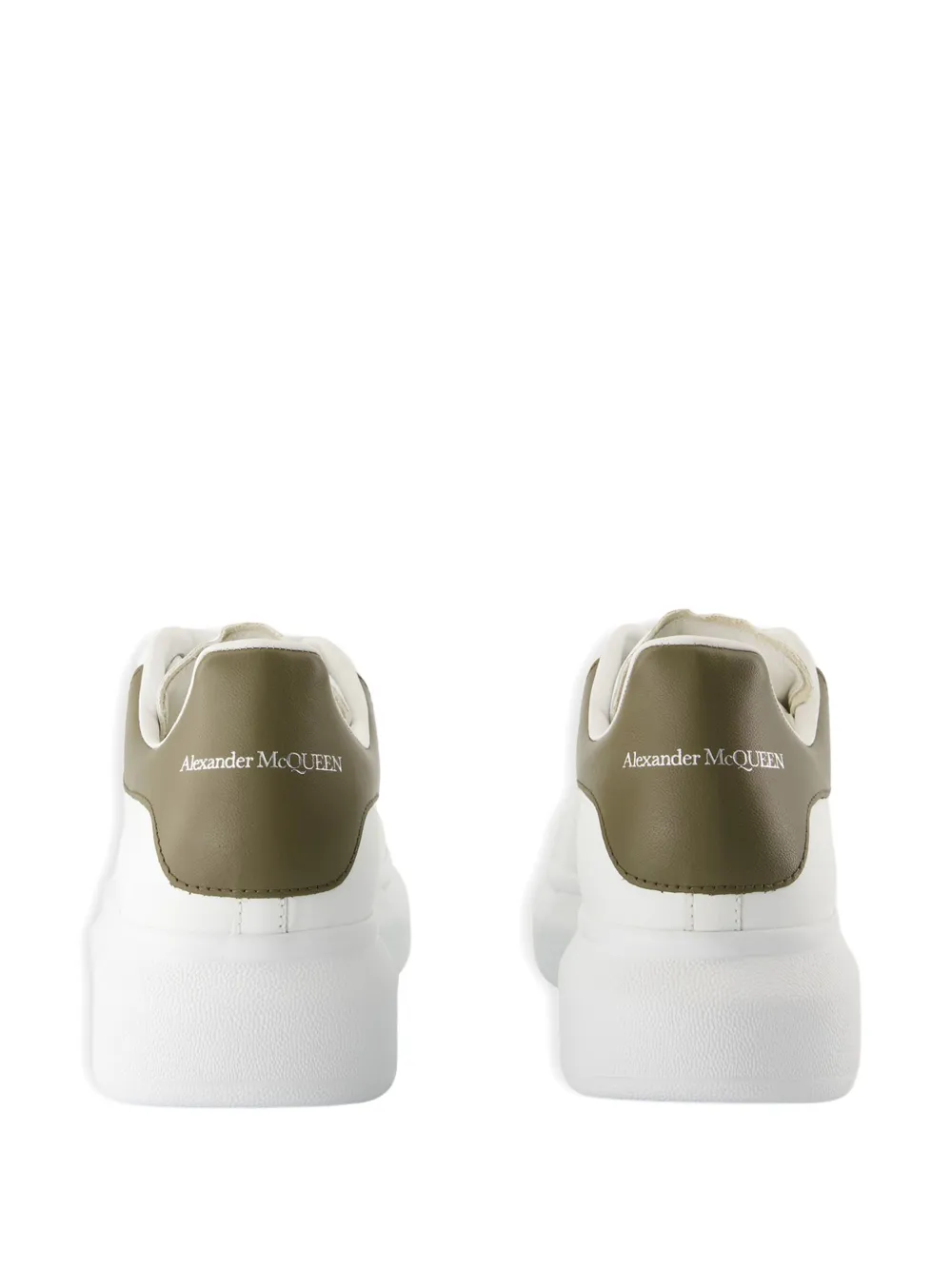 Alexander McQueen leather sneakers White