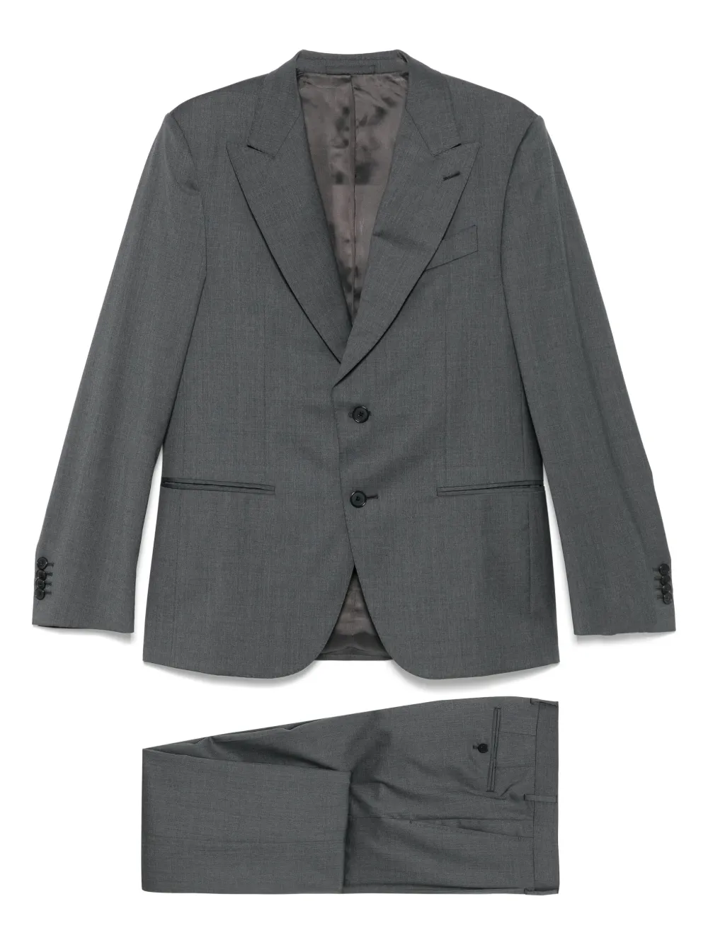 Caruso traje con botones | gris | Image 1