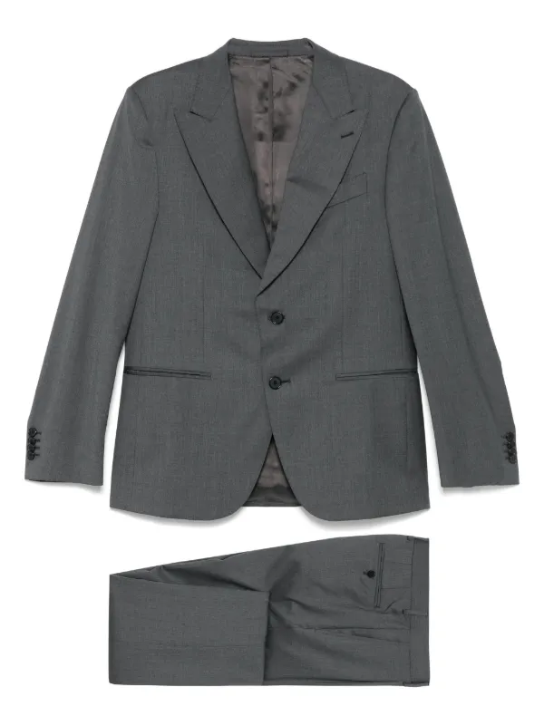 Caruso シングルスーツ | グレー | FARFETCH JP