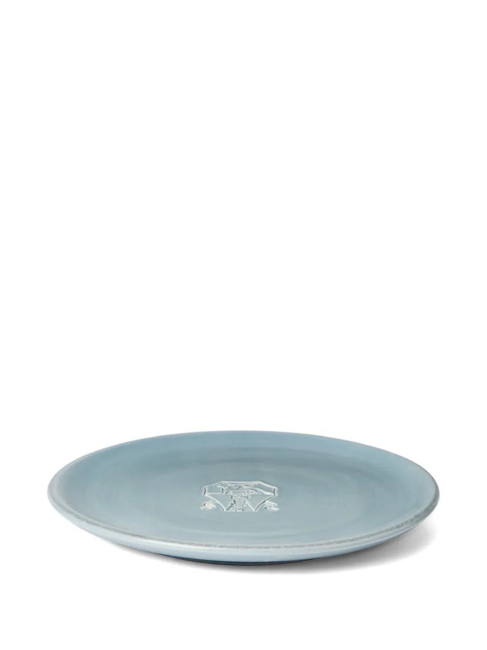 Brunello Cucinelli logo-embossed plate | Blue | Image 1