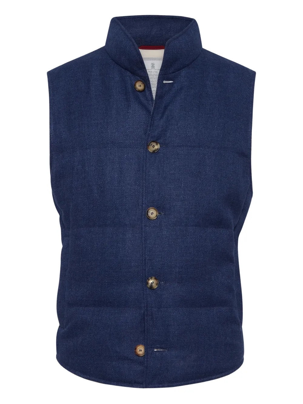Brunello Cucinelli Gefütterte Jeansweste | Blau | Image 1