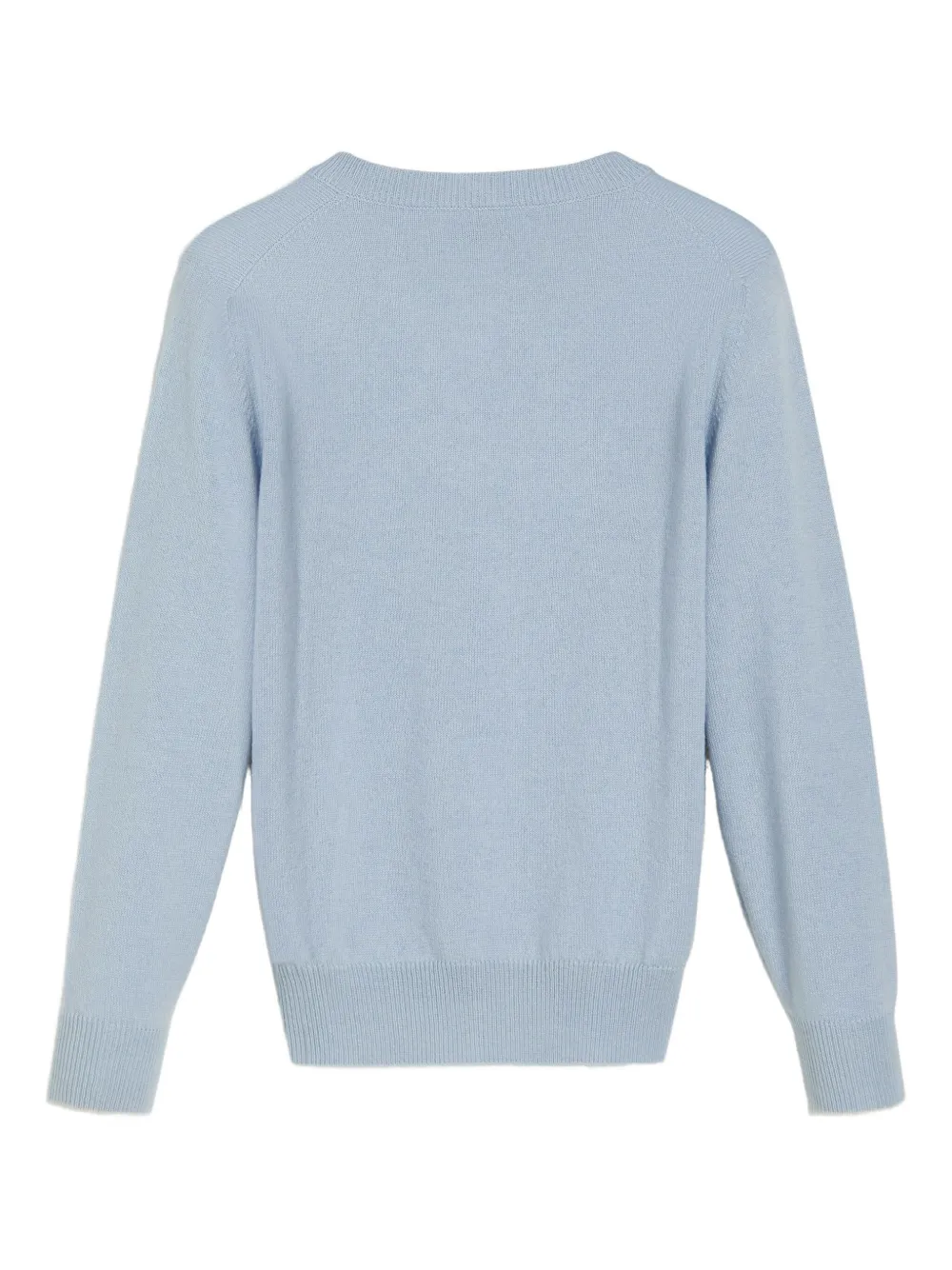 Brunello Cucinelli Kids V-neck cashmere sweater Blauw
