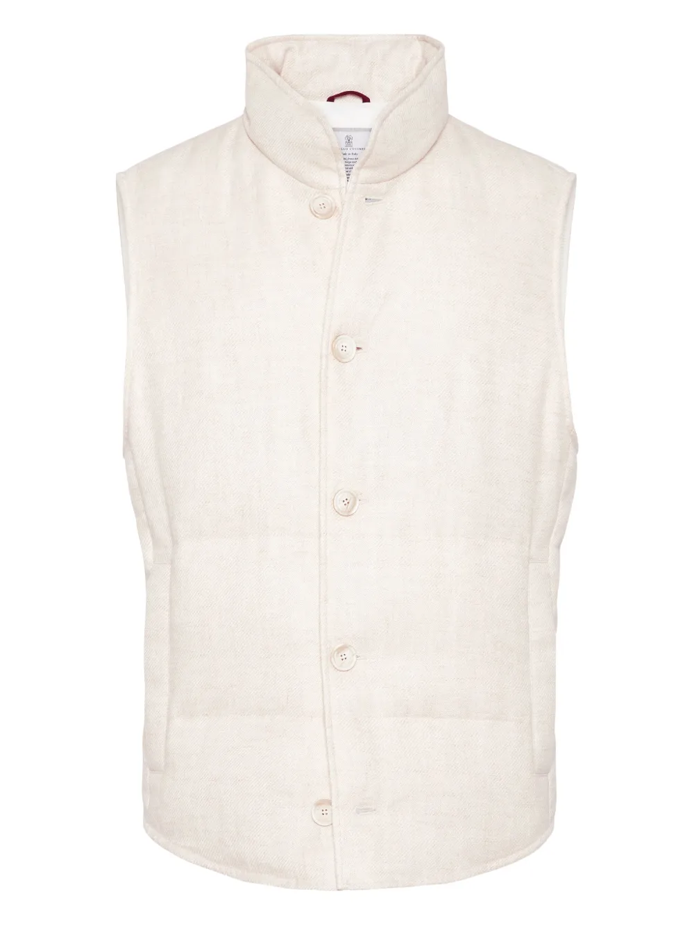 Brunello Cucinelli button-up padded gilet | blanco | Image 1