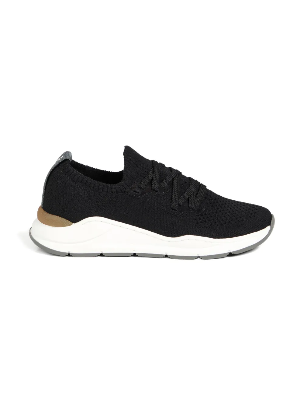 Brunello Cucinelli Kids lace-up sneakers Zwart