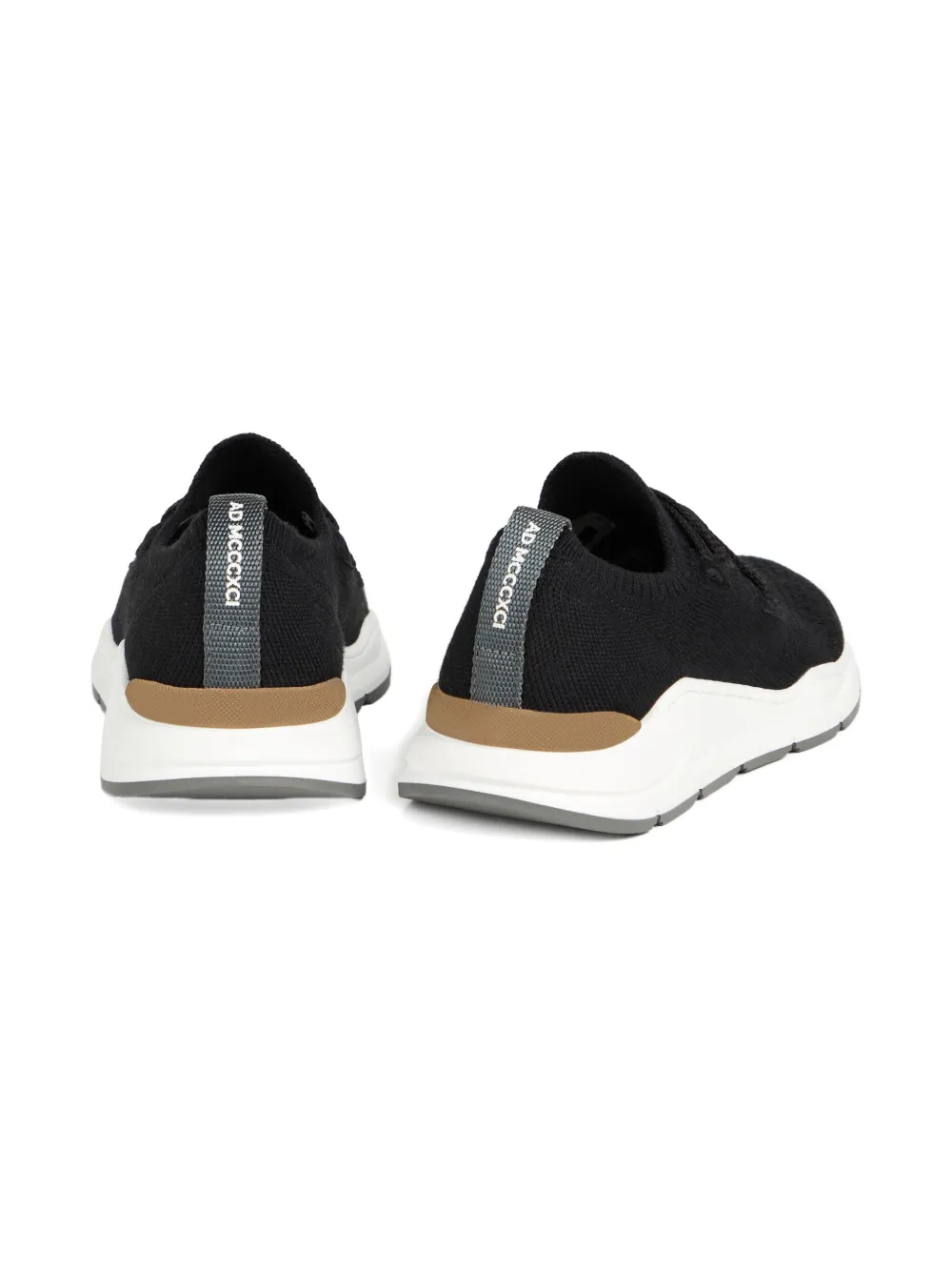 Brunello Cucinelli Kids lace-up sneakers Black