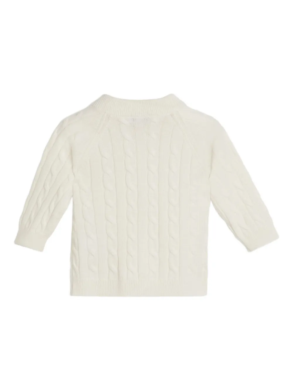 Brunello Cucinelli Kids cable-knit cardigan Wit