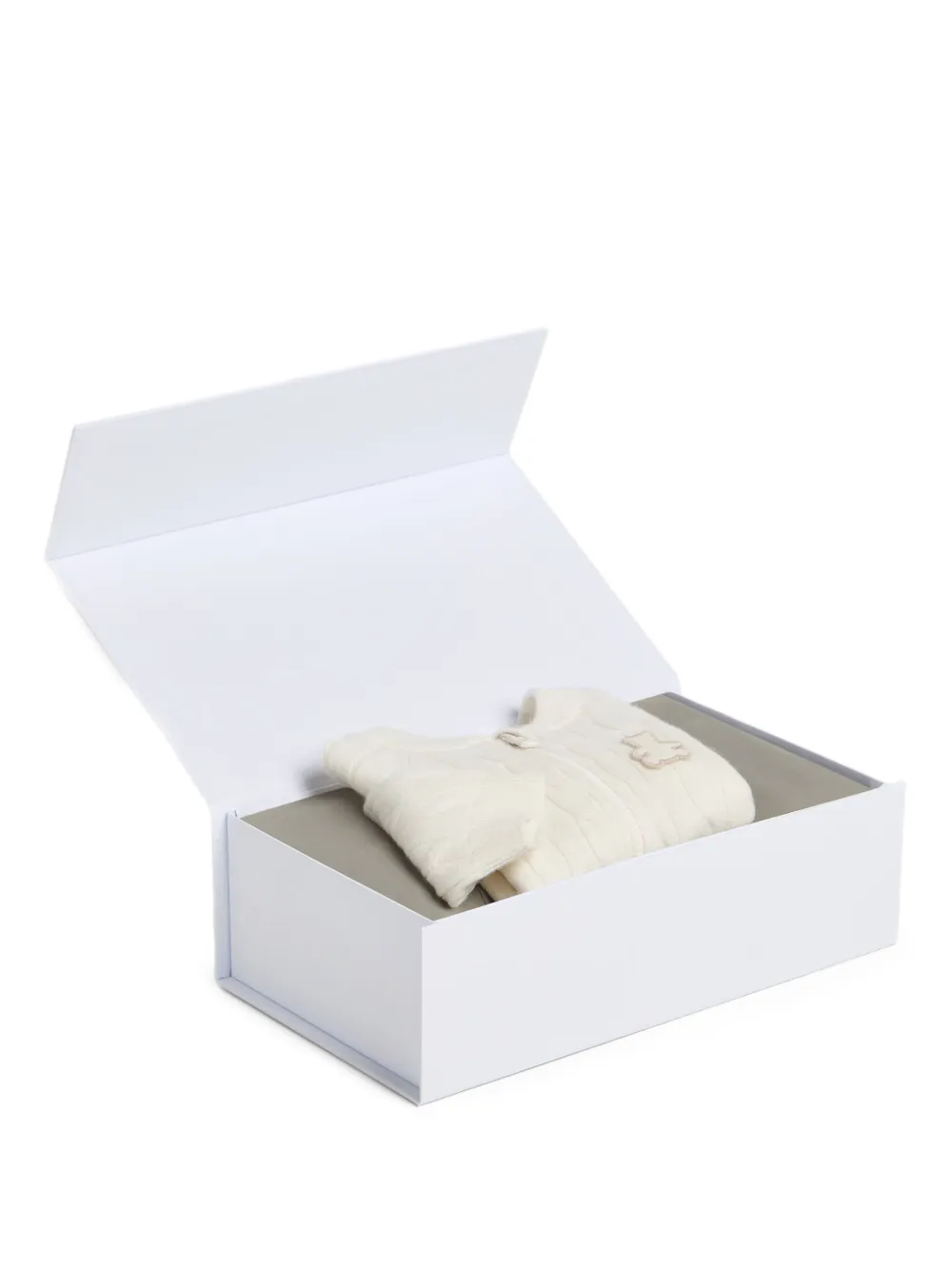 Brunello Cucinelli Kids cable-knit cardigan Wit