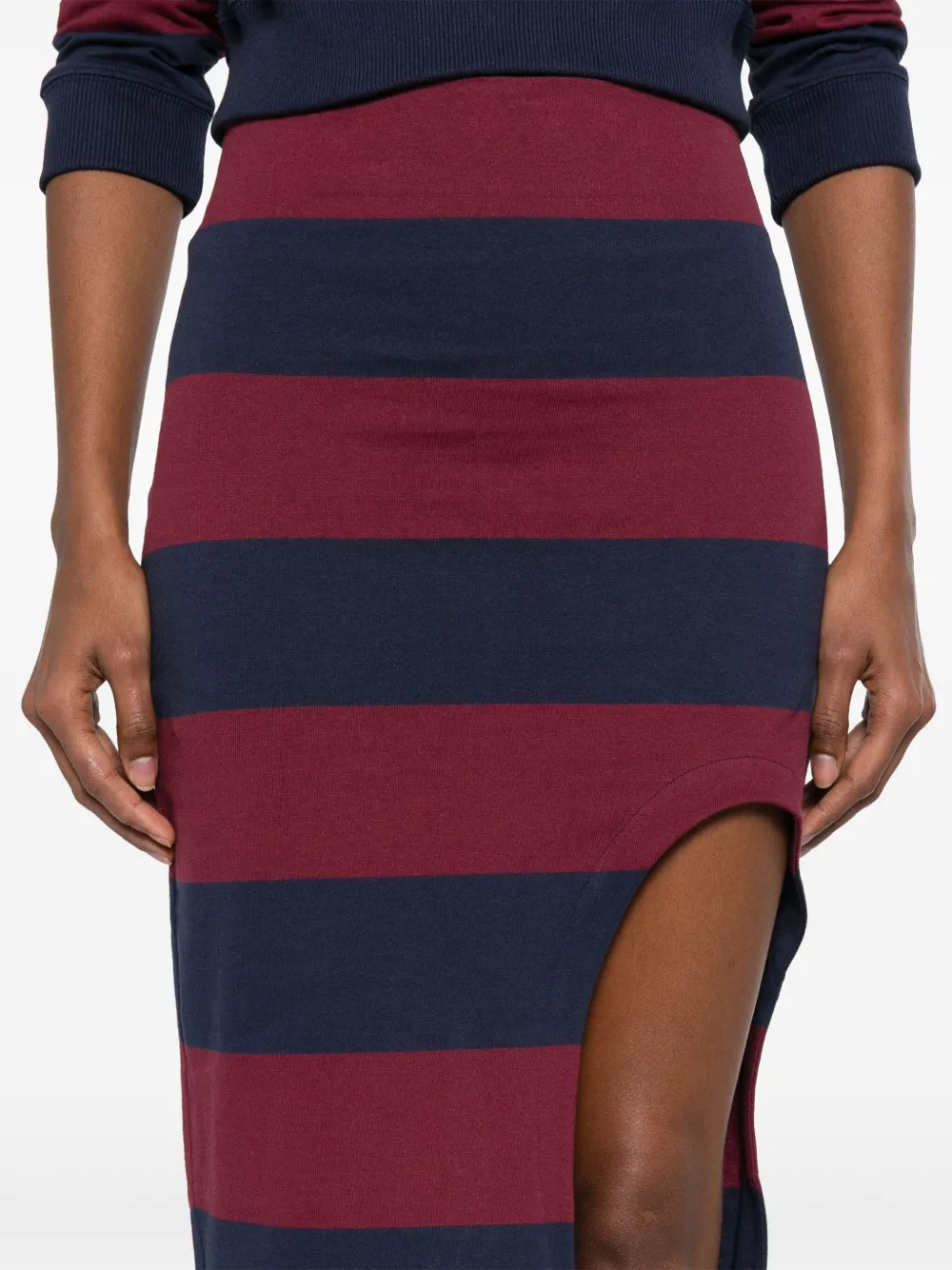 Shop A.w.a.k.e. Striped Maxi Skirt