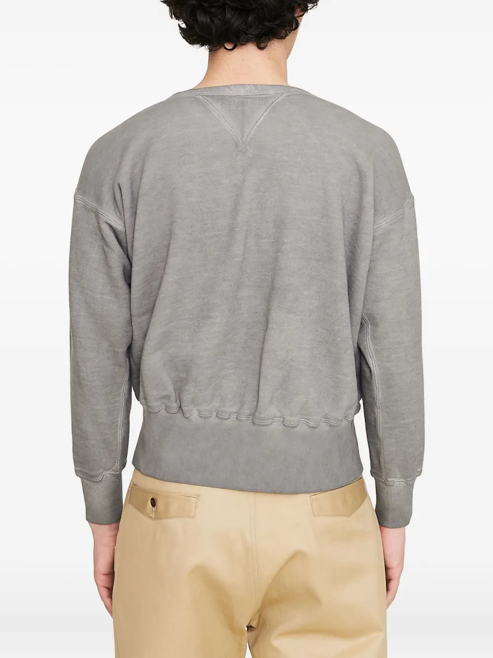 Taiga Takahashi Garment-dyed Sweatshirt In Gray