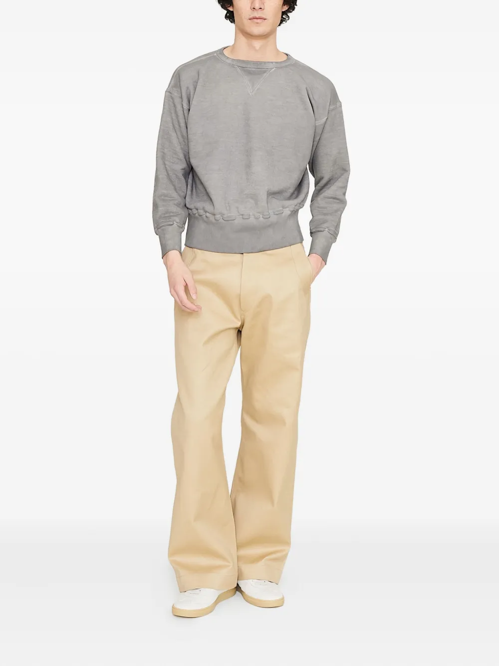 TAIGA TAKAHASHI Sweater met geverfd effect - Grijs