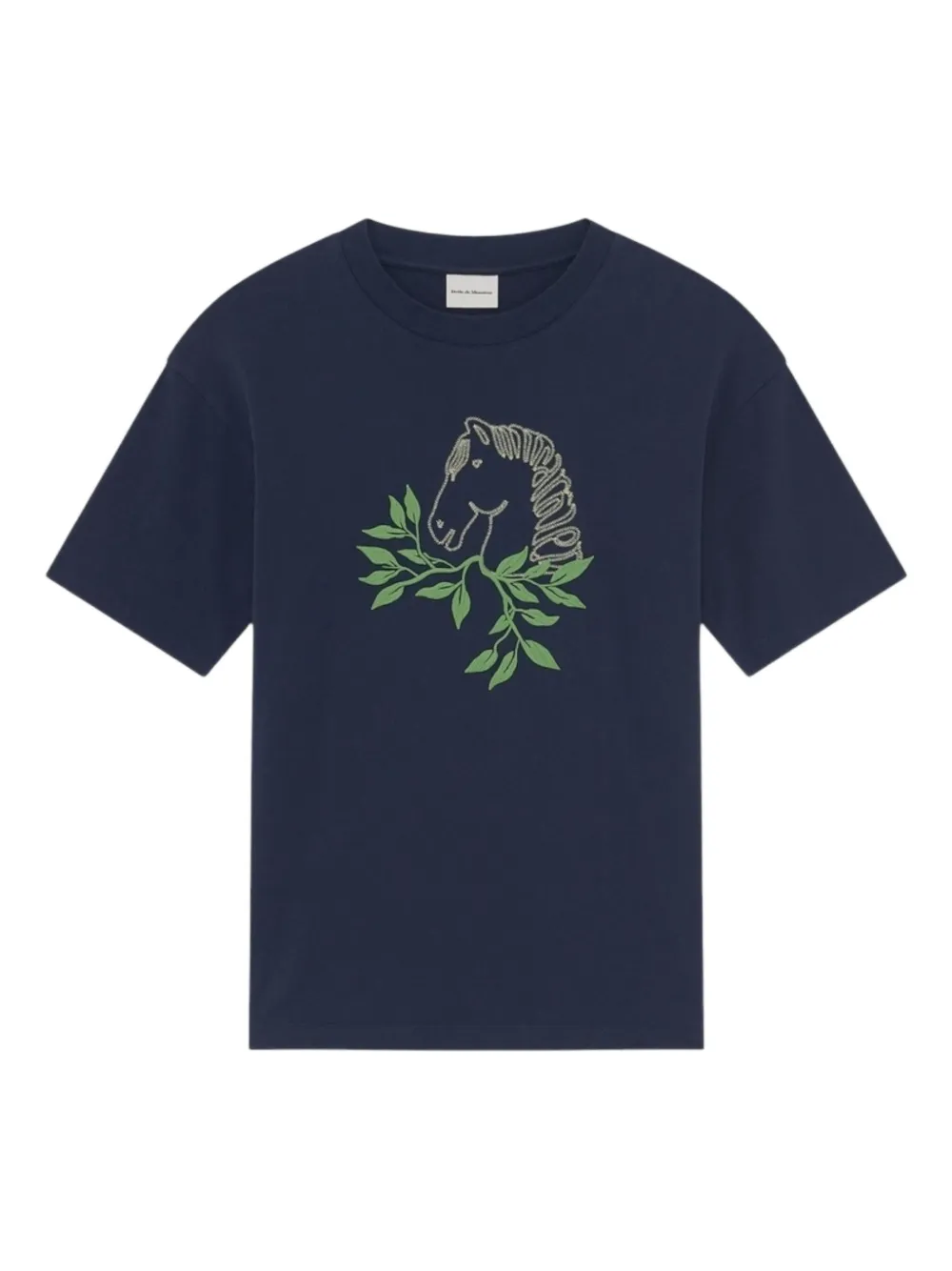 Drôle De Monsieur Le T-shirt Blauw