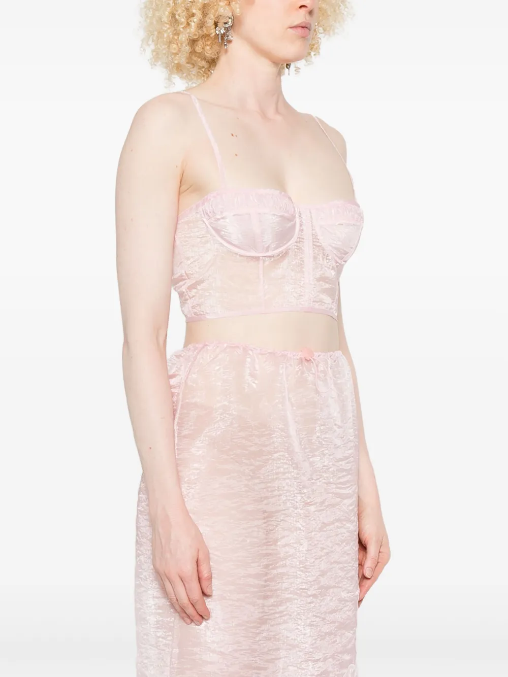 Cecilie Bahnsen Anya top Roze