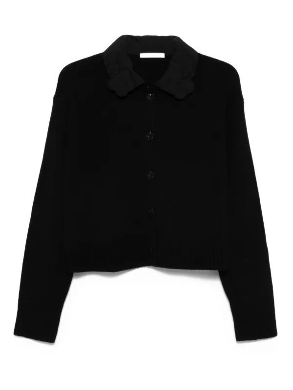 Cecilie Bahnsen セシリーバンセン　Bibi カーディガン BIBI | CARDIGAN RECYCLED CASHMERE BLACK