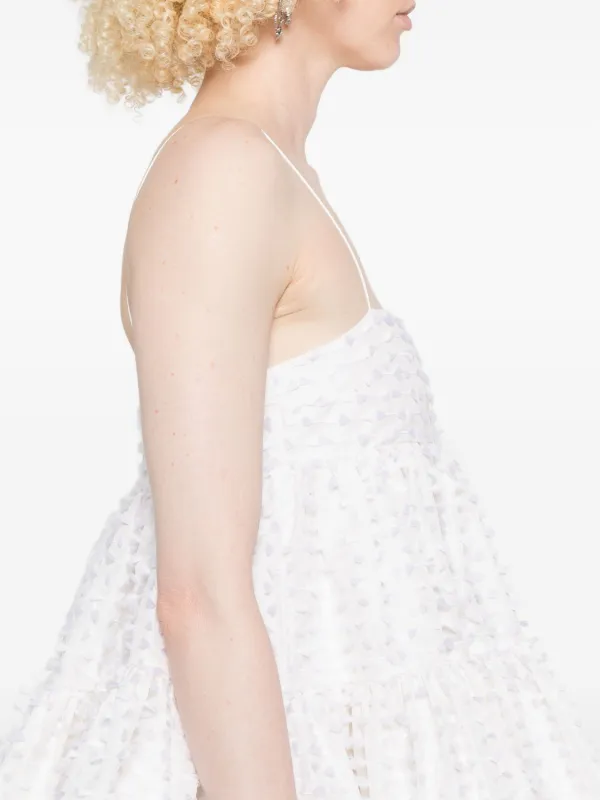 Cecilie Bahnsen Oberra ミニドレス | ホワイト | FARFETCH JP