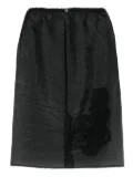 Cecilie Bahnsen Bambi pencil skirt - Black