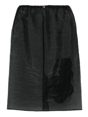 スカート cecilie bahnsen VANILLA SKIRT UK8 CECILIE BAHNSEN VANILLA SKIRT BLACK | SAKAN LES YEUX