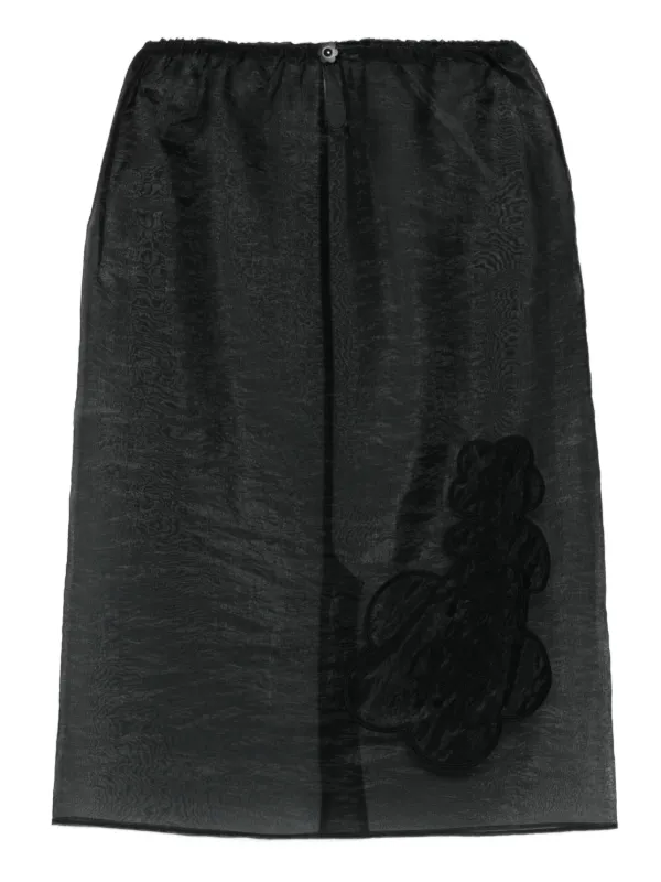 Cecilie Bahnsen Bambi Pencil Skirt in Black