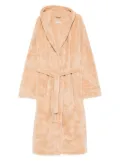 Soho Home hooded belted robe - Neutrals