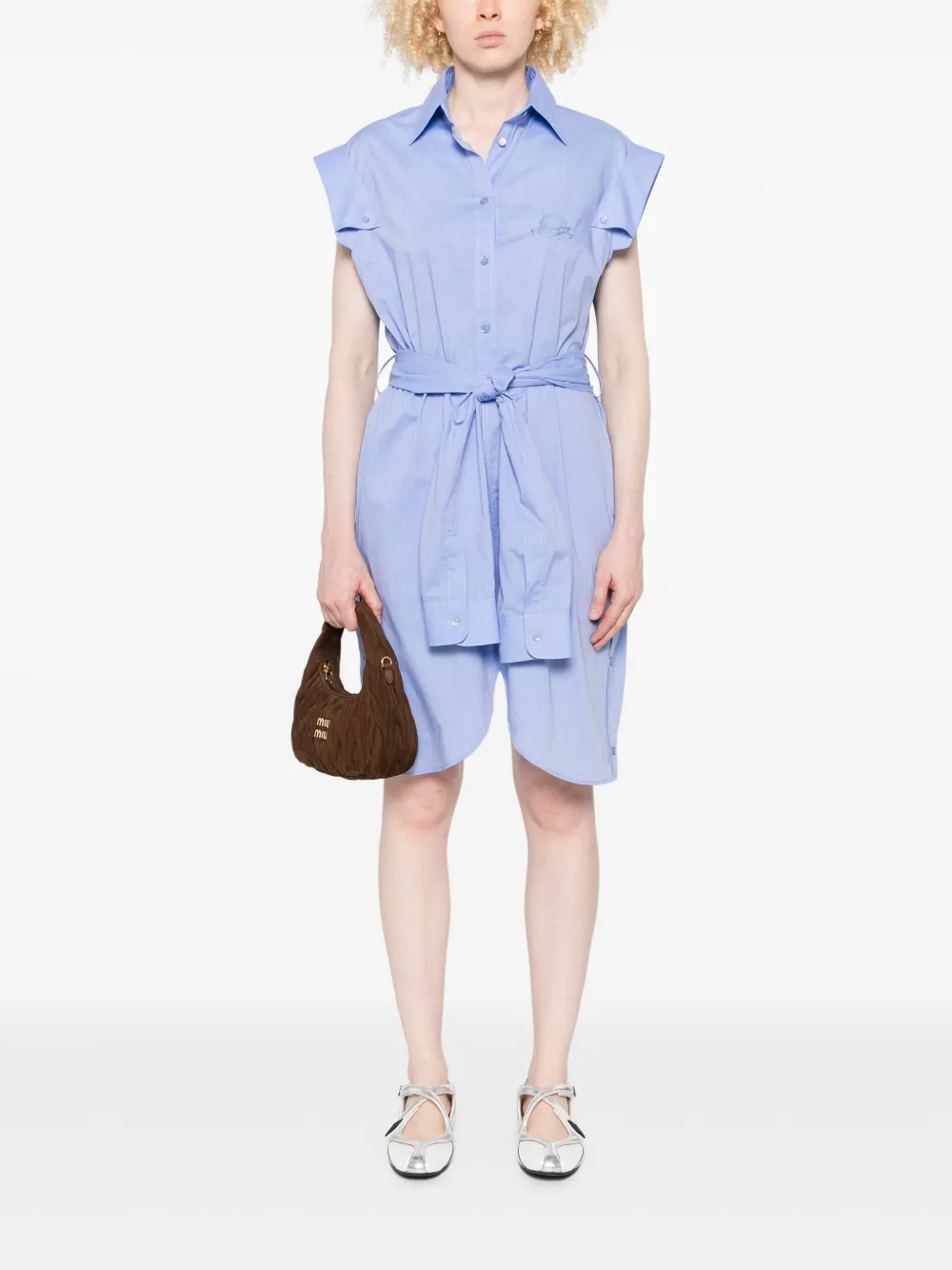 Moschino cotton dress - Blauw