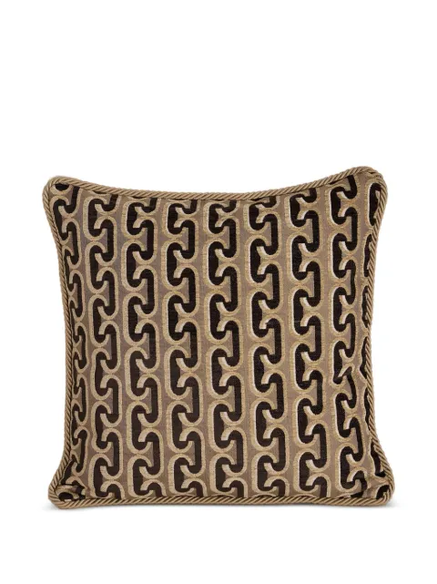 Soho Home Budleigh geometric-pattern square cushion