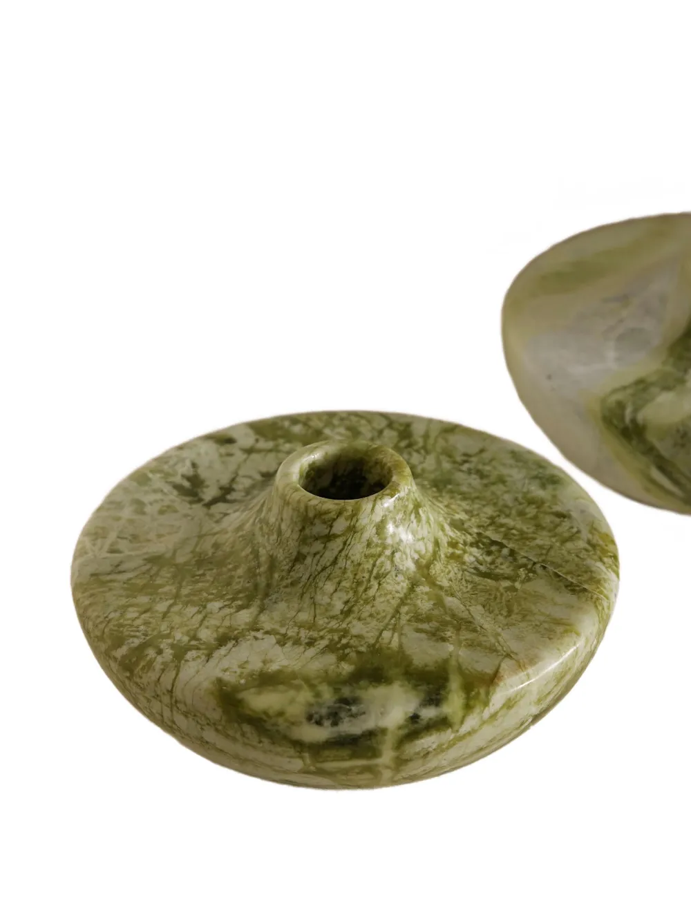  Soho Home Alma Marble Vase - Green 
