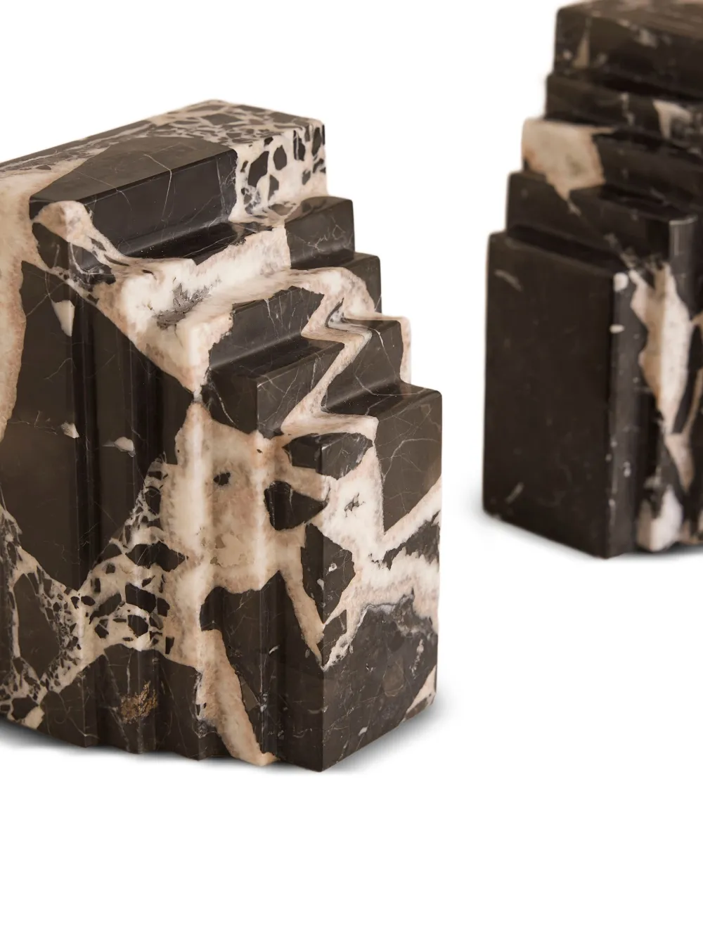 Soho Home Lola Marble Bookends In Black