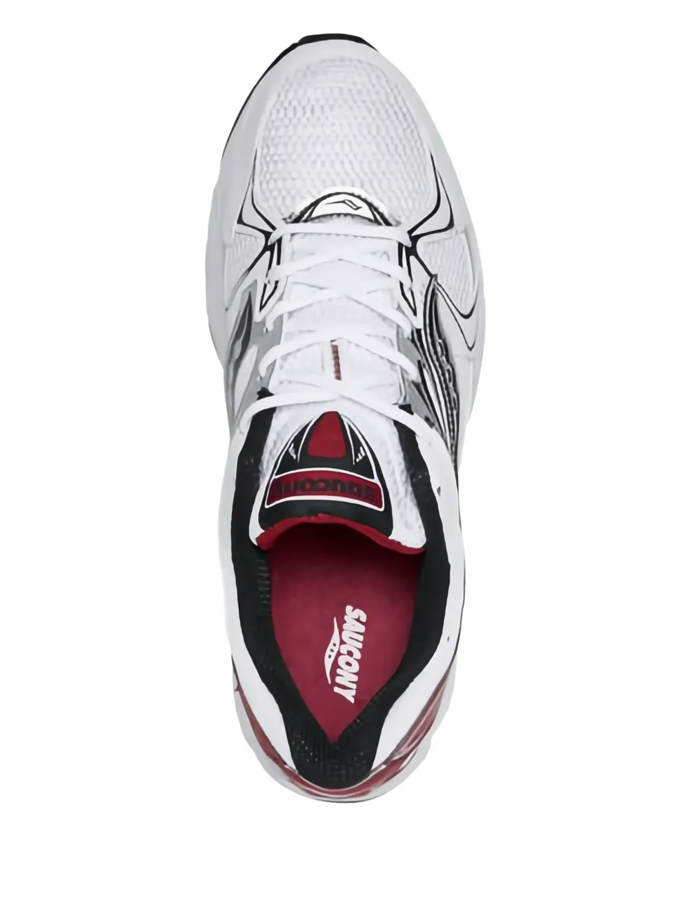 Saucony Grid Ride Millennium "White Red" sneakers