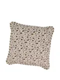 Soho Home Murphy jacquard-patterned corded cushion - Neutrals