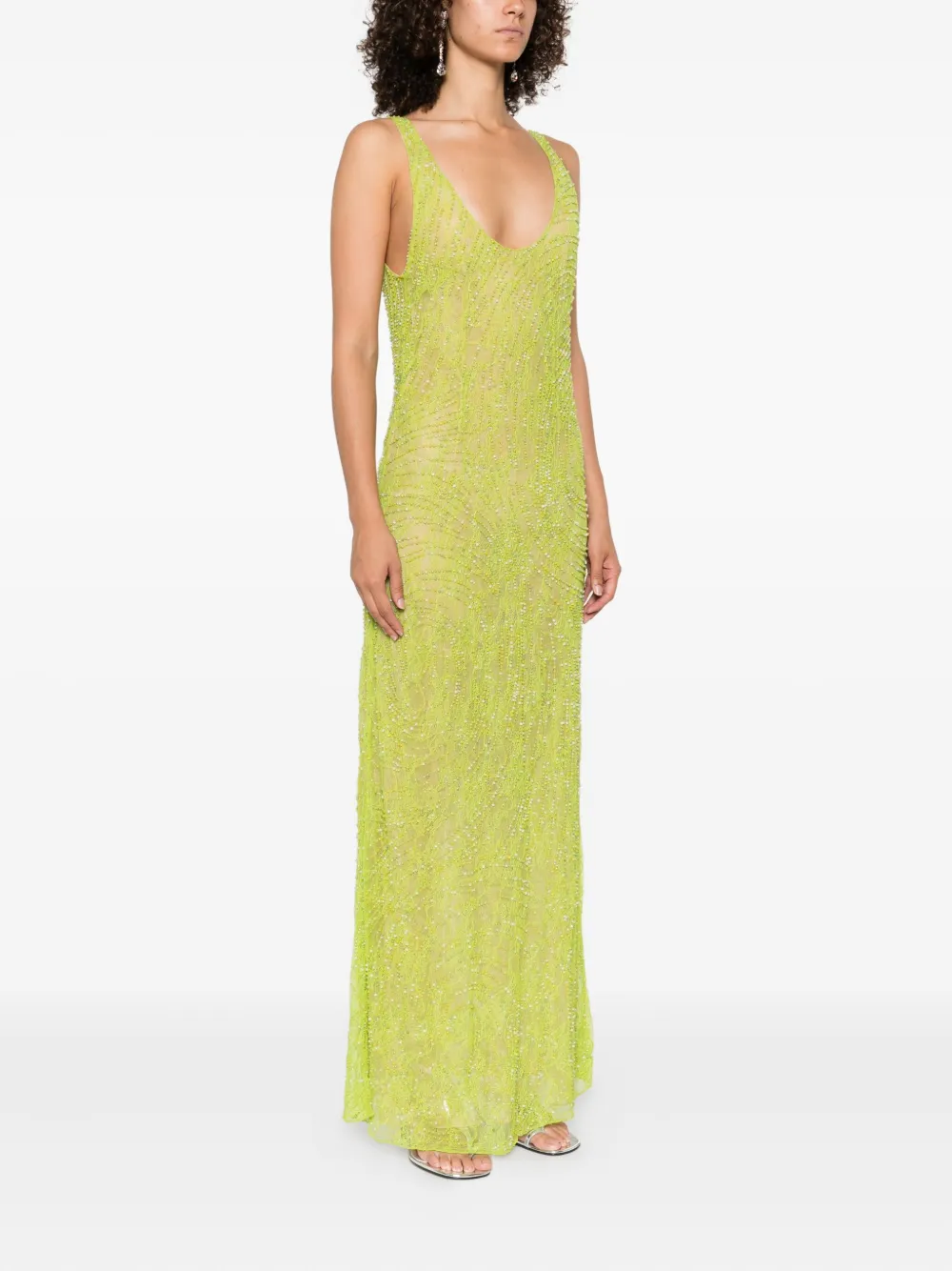 Roberta Einer Roma maxi-jurk Groen