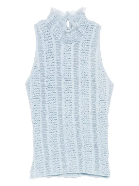 Roberta Einer ruffled high-neck top