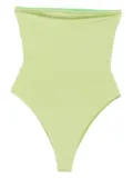 Roberta Einer x Kiss ‘n Thrill Matilda strapless swimsuit - Green