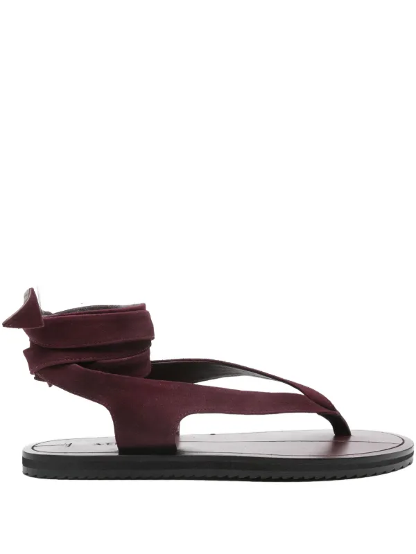 Elmer Flat Sandals Red FARFETCH PH