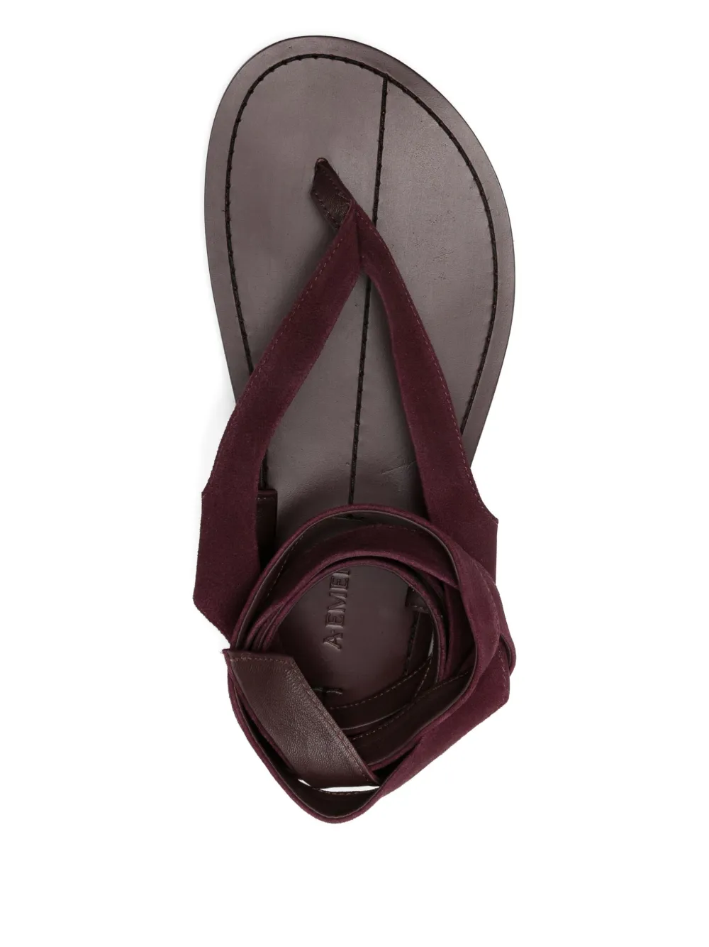 A.EMERY Elmer flat sandals Red