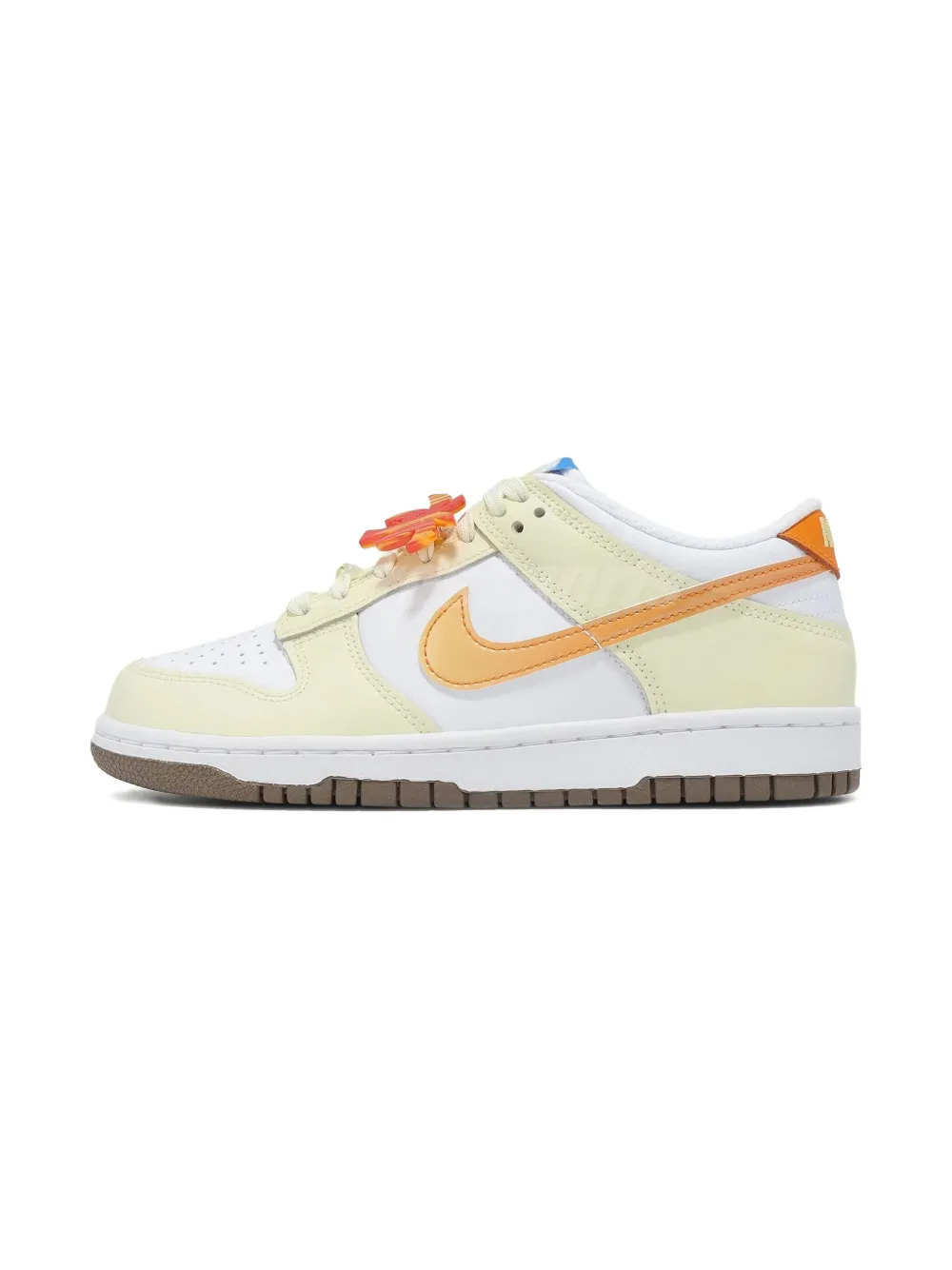Nike Kids low-top swoosh trainers White