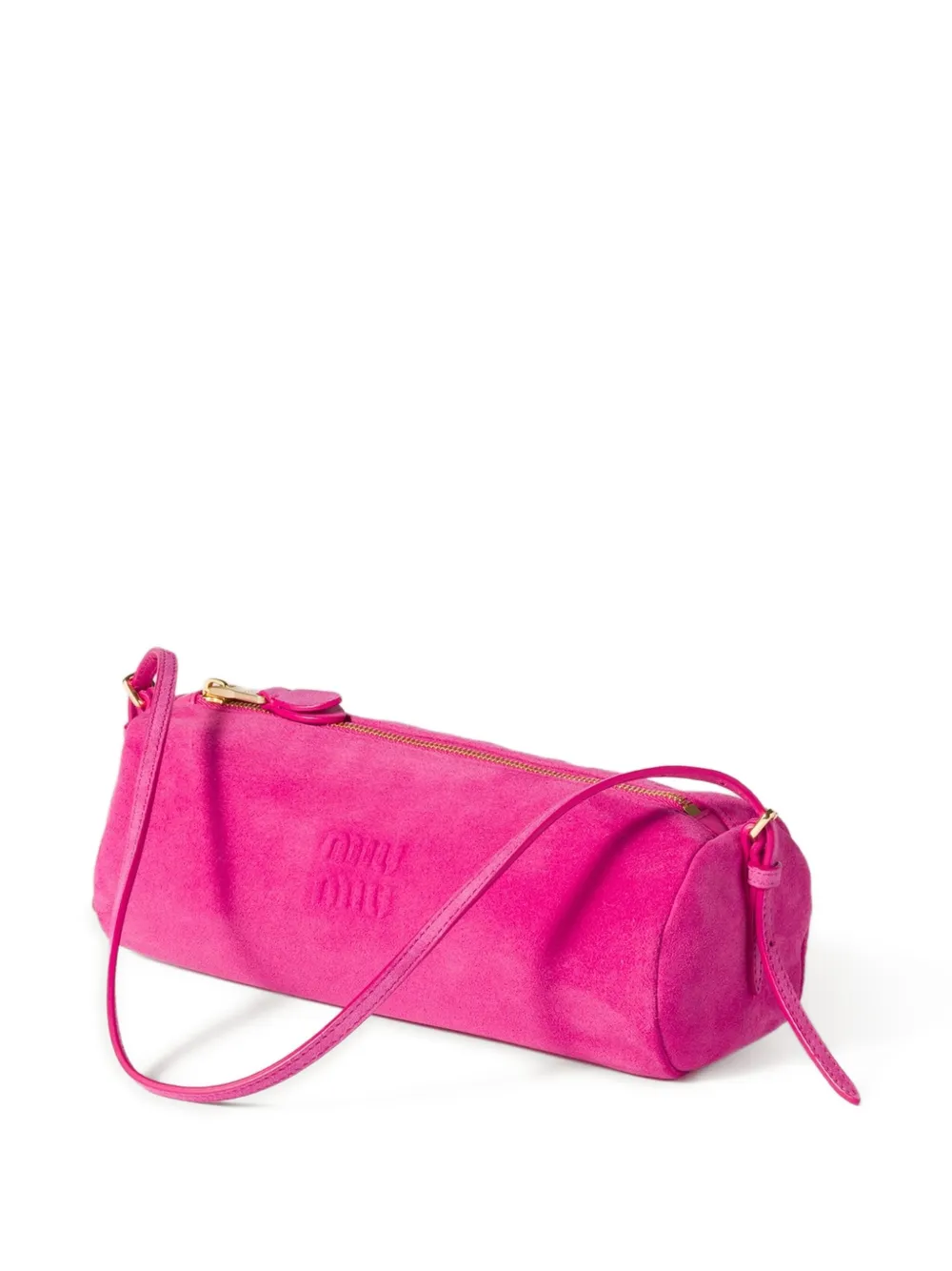 Miu Suède mini-tas Roze