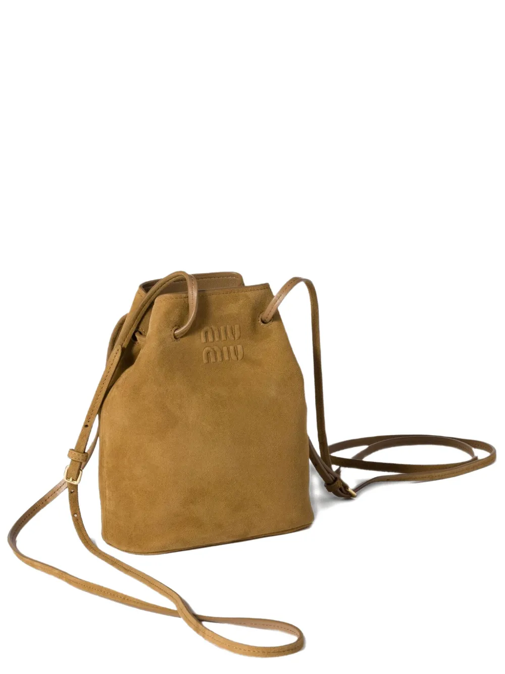 Miu Suède shopper Groen