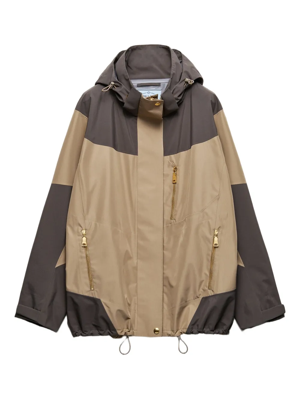 Prada Bomberjack met rits Grijs