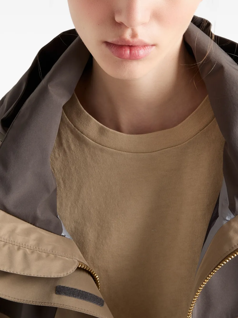 Prada Bomberjack met rits Grijs