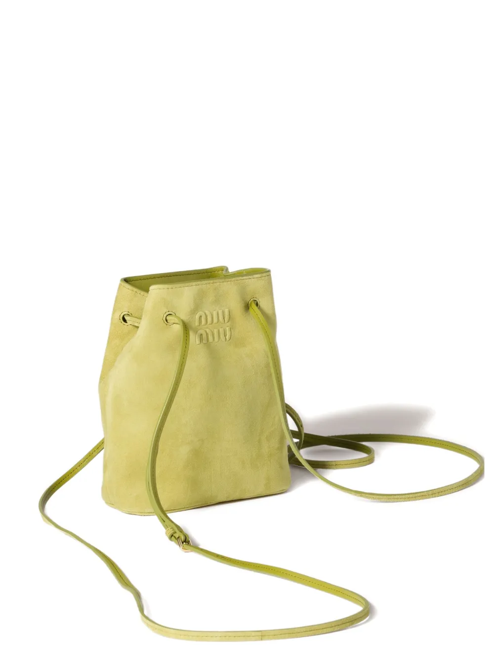 Miu Miu suede tote bag | Green | Image 1