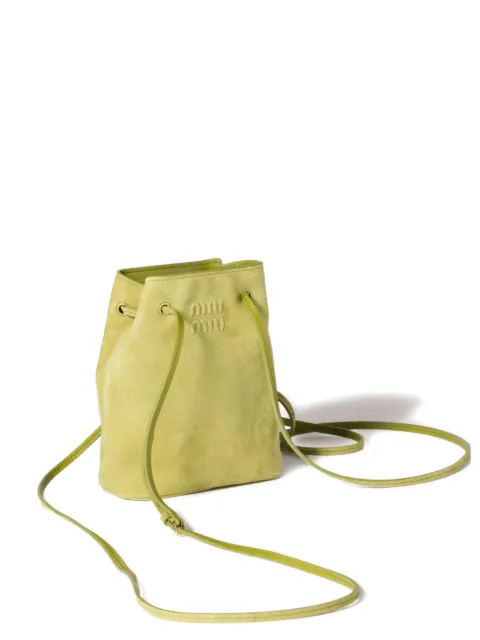 Miu Miu tote de gamuza