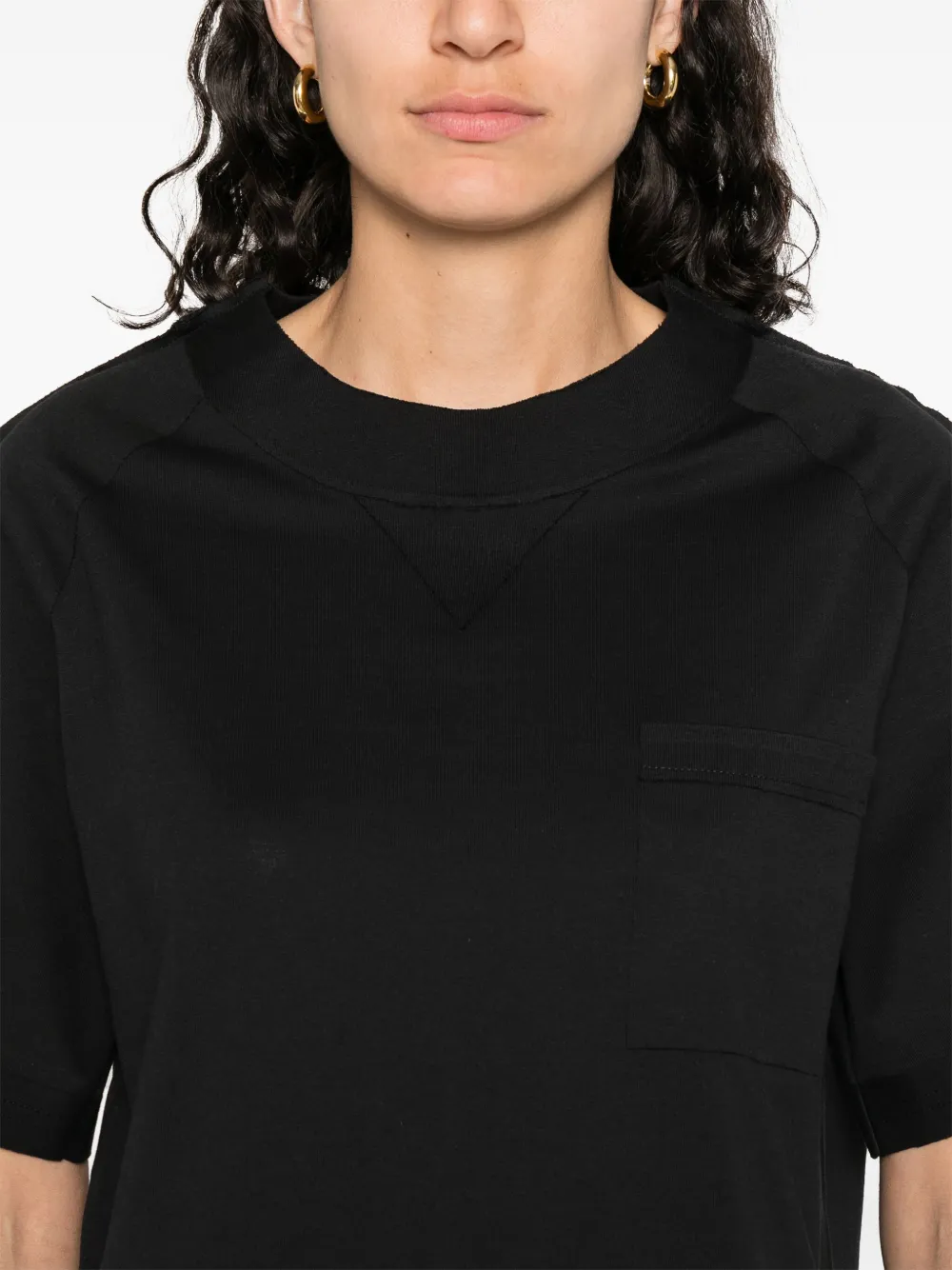 Marni Trunkaroo T-shirt met detail Zwart