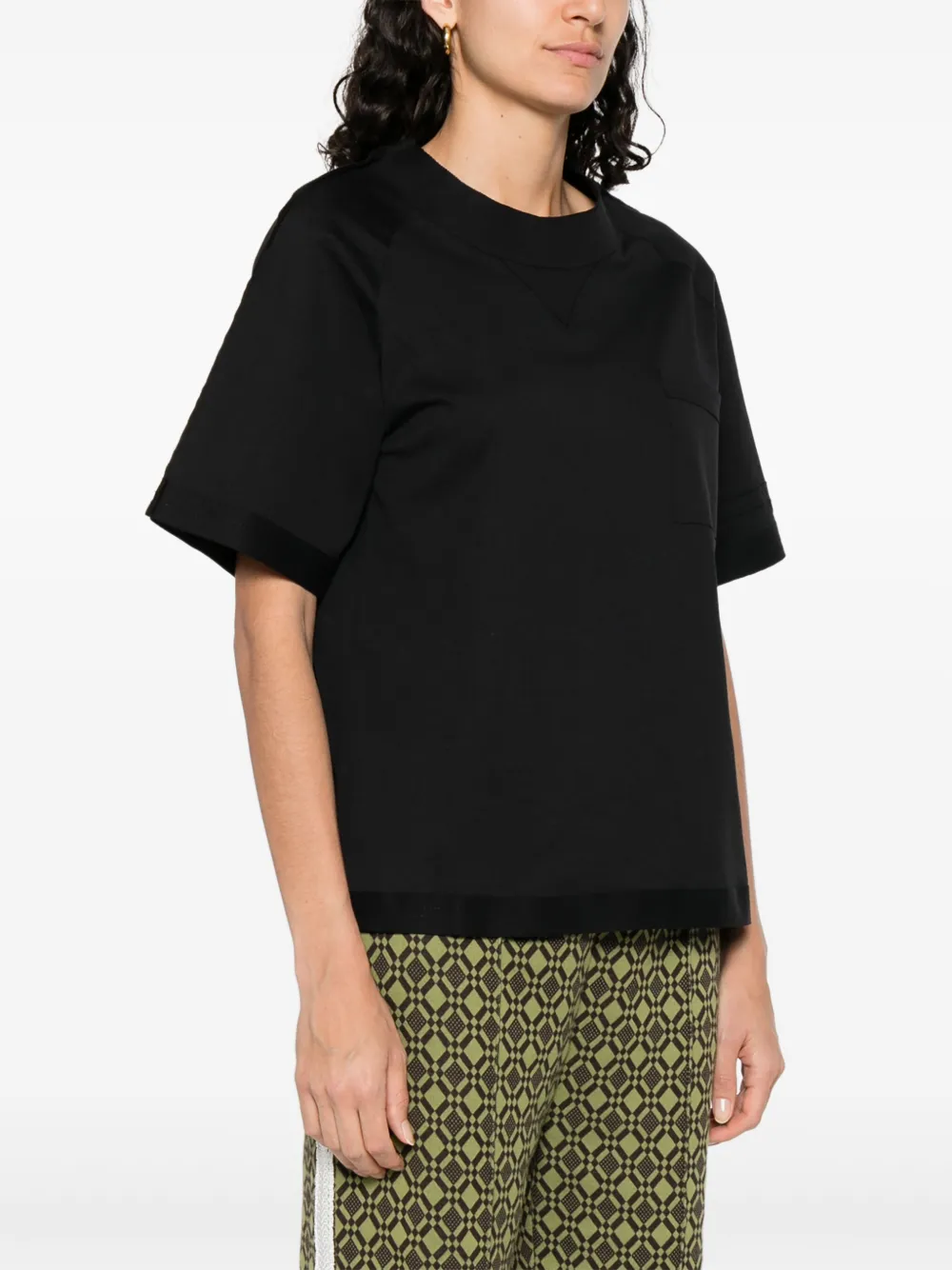 Marni Trunkaroo T-shirt met detail Zwart