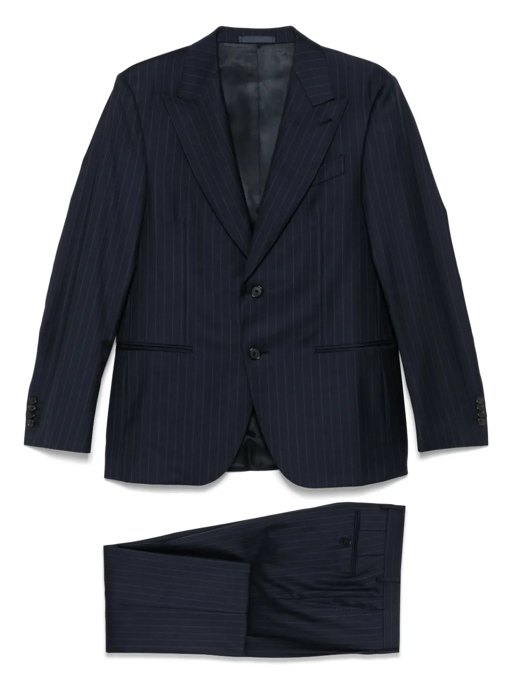 Caruso traje con botones | azul | Image 1