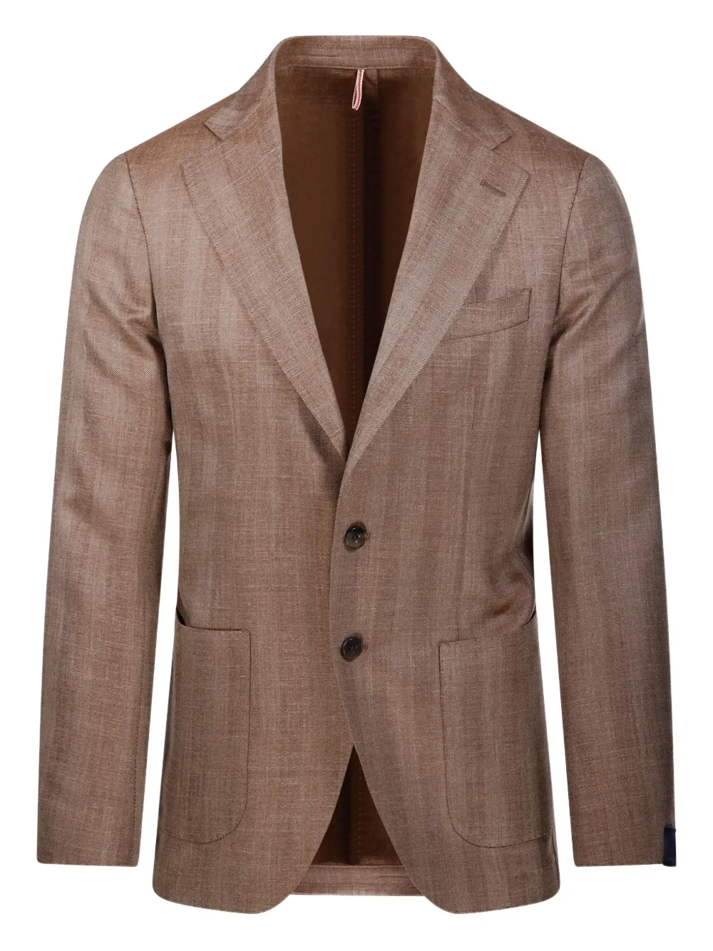 two-button patch-pocket blazer