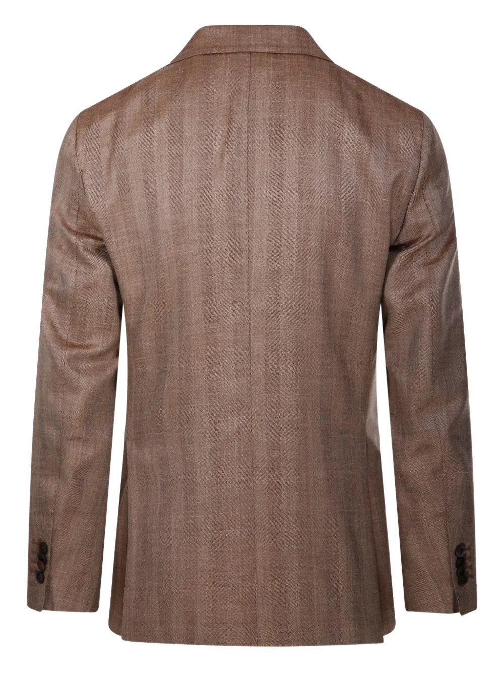 Santaniello Two-button Patch-pocket Blazer In Brown