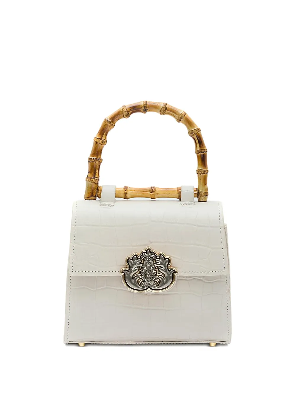 Isla leather crossbody bag - Bianco