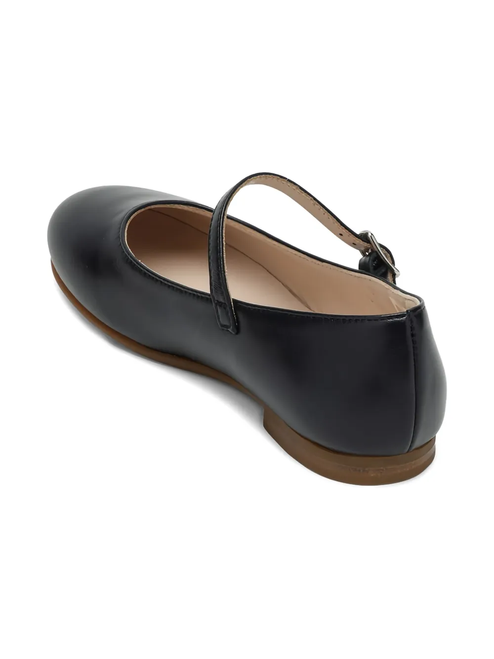 Il Gufo buckle-strap ballerina shoes Black