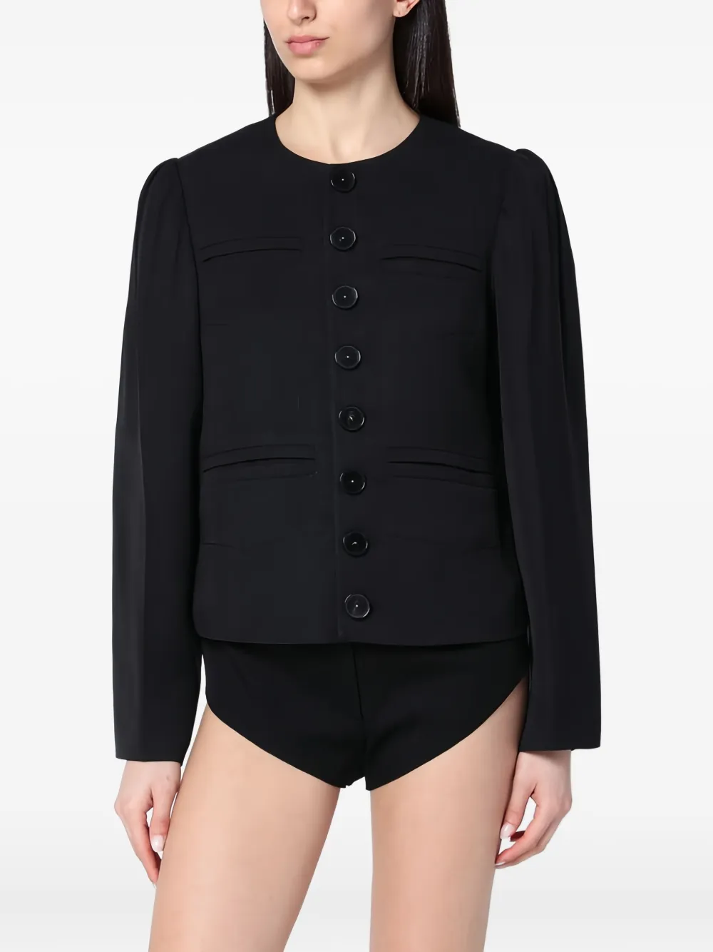 Namacheko chamarra sin cuello | negro | Image 1