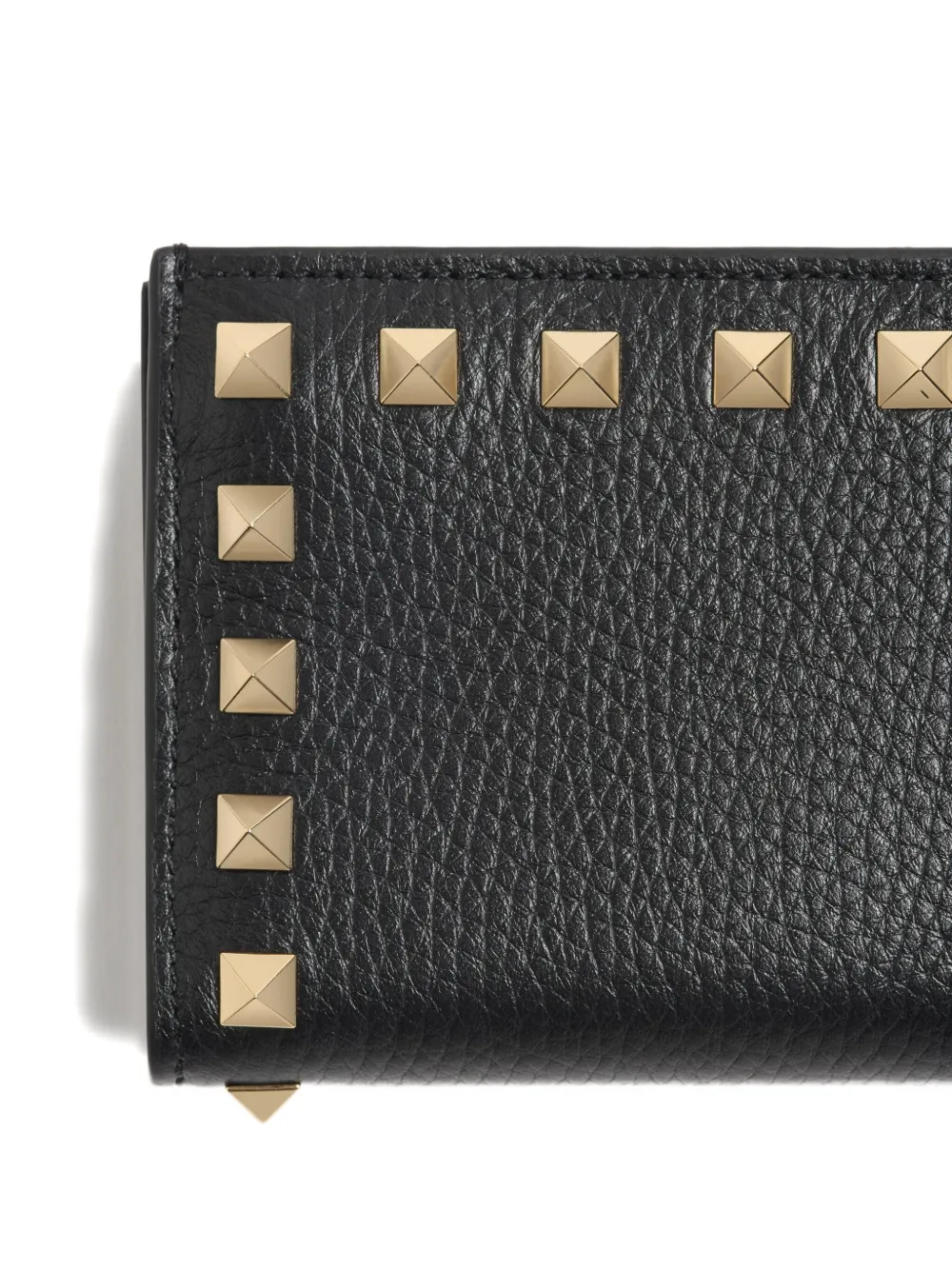 Valentino Garavani Rockstud portemonnee met omslag Zwart