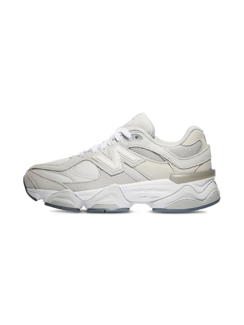 New Balance Kids 9060 suede trainers Neutrals